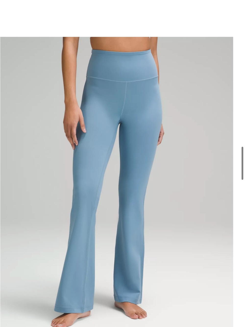 lululemon utility Blue Flared Leggings
